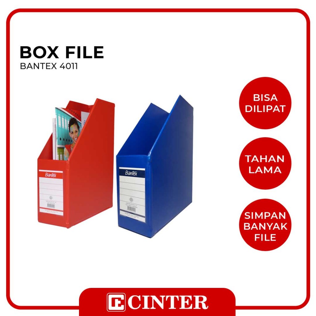 

BANTEX - BOX FILE / TEMPAT FILE / TEMPAT MENYIMPAN DOKUMEN 4011 10 CM