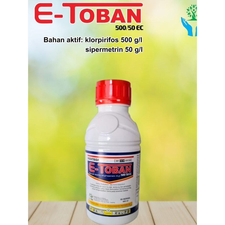 EToban 500/50 EC 400 mL - Gratis Minyak Goreng/Kalender - Obat Ulat Lembing Batu Tungau Cabe