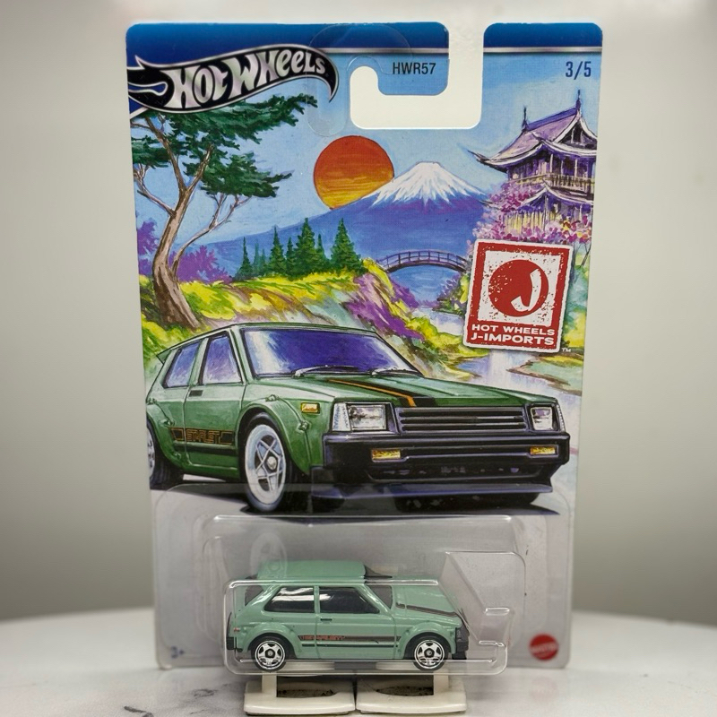 Hotwheels J Imports Toyota Starlet KP61 || Hotwheels Toyota Starlet || Hotwheels J Imports