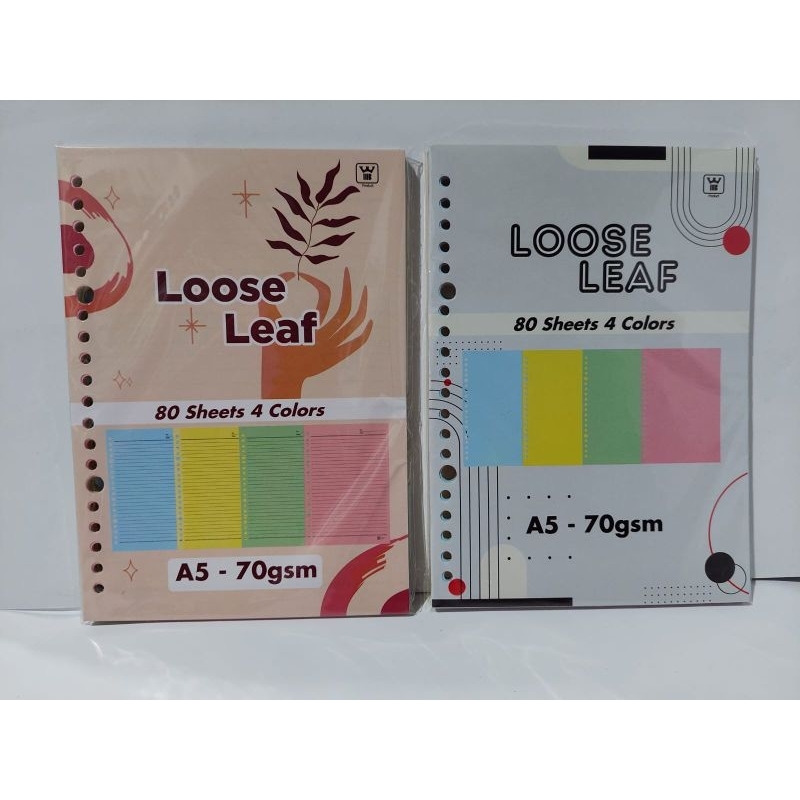 

Isi Kertas File Binder Warna Campur A5 Loose Leaf Color Polos A5 Losse Leaf Color Garis A5