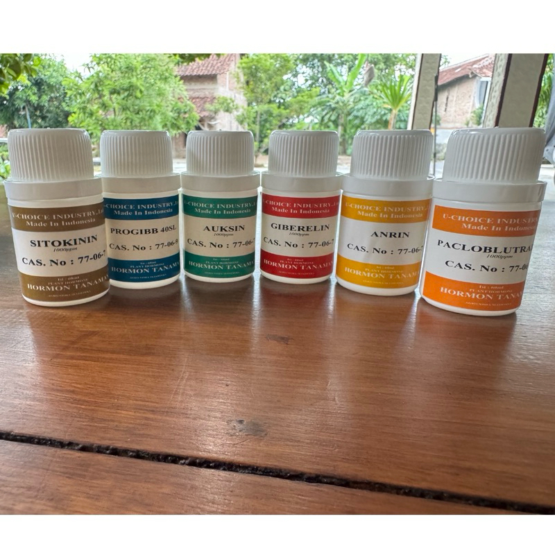 AUKSIN, GIBERELIN, SITOKININ, ANRIN, PACLOBUTRASOL, PROGIBB Ukuran 60ml
