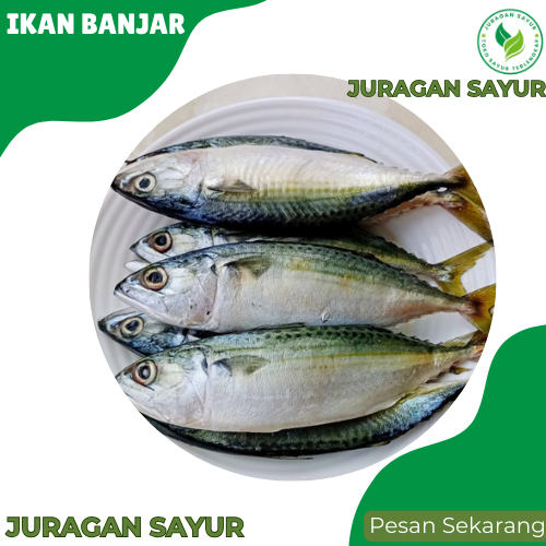 

Juragan Sayur - Ikan Kembung Banjar Segar 2 ekor +/- 330gr
