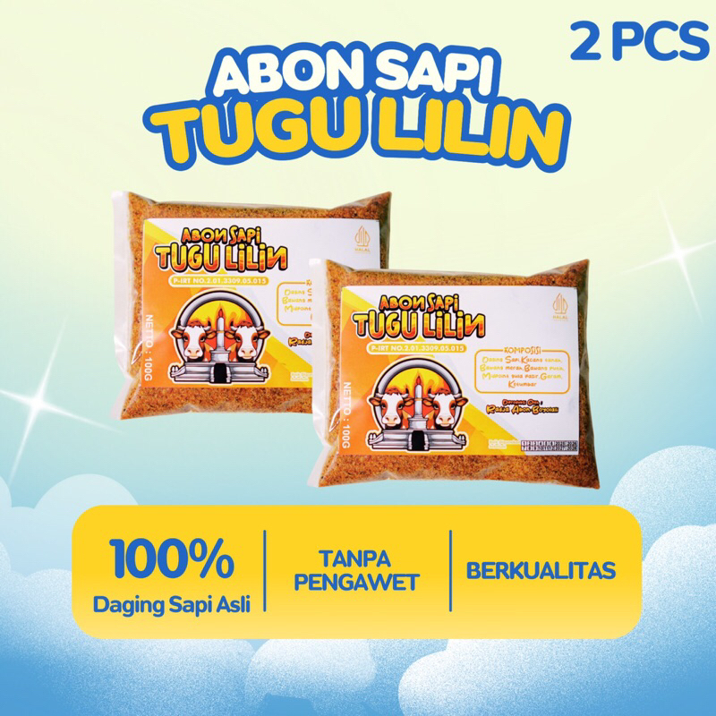

PAKET 2 PCS ABON SAPI TUGU LILIN