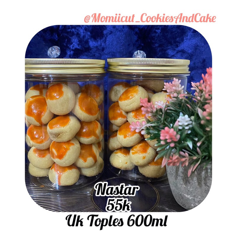 

NastarGemoy//KueKeringMentega//Toples600ml//Mudah Di Bawa Kemana Mana
