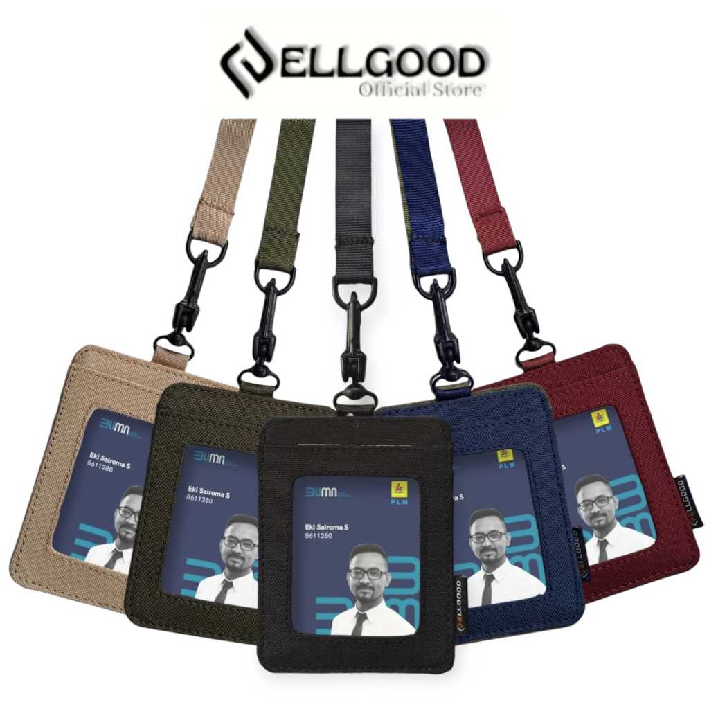 ID Card Holder Name Tag-Dompet Kartu Kalung Leher ELLGOOD Project