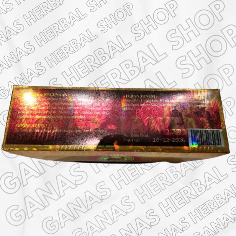 "Singa Jantan" kapsul stamina pria kemasan baru