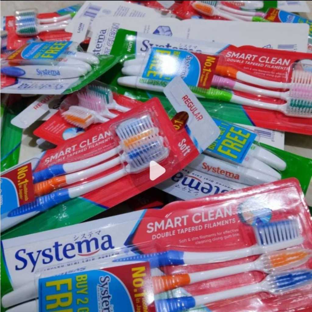 Sikat gigi systema isi 3 / Systema / Sikat gigi systema smart clean