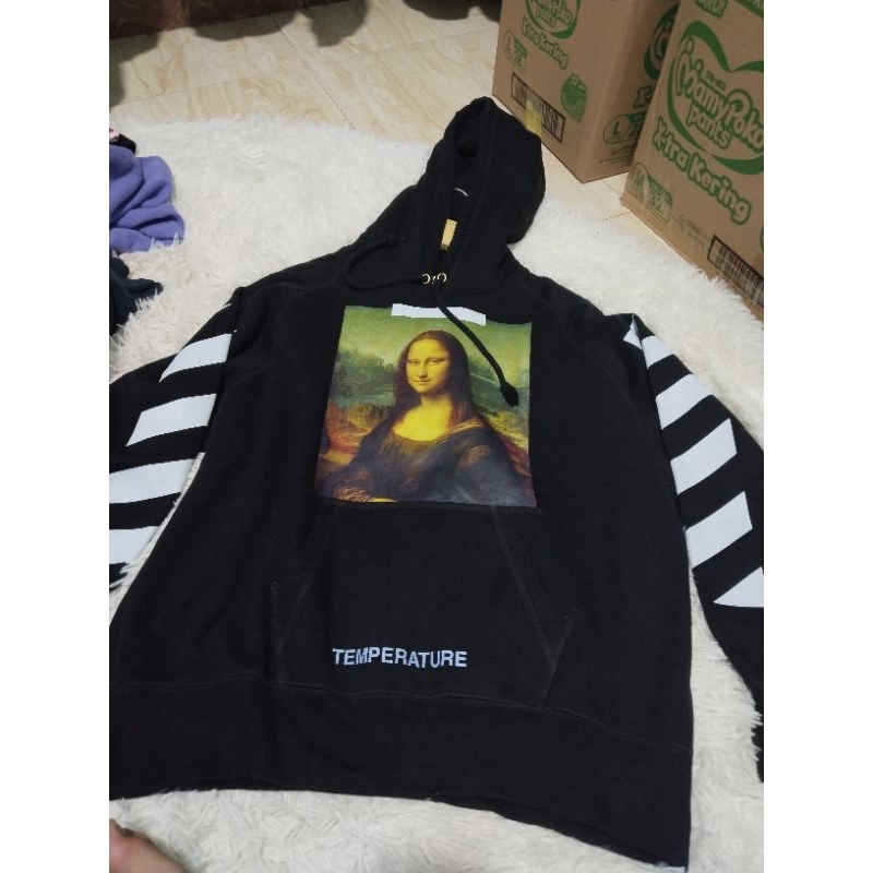 HOODIE OFF WHITE MONALISA