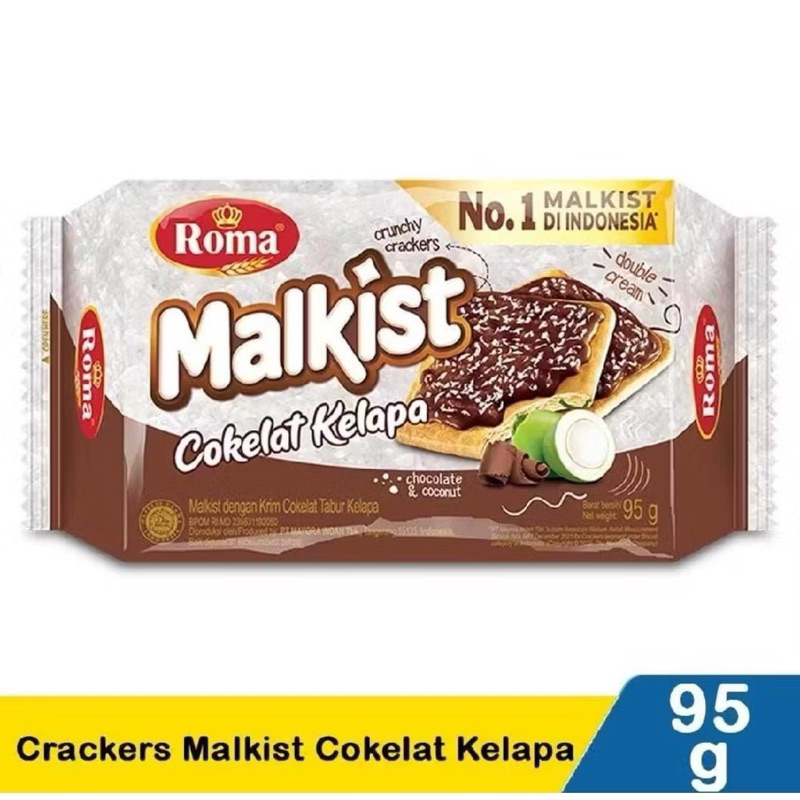 

ROMA MALKIST COKELAT KELAPA 95 GR