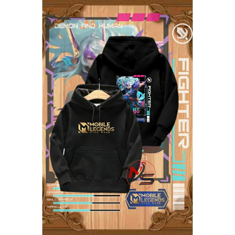 #HERO MOBILEGENDS jaket anak laki laki sweater Hoodie anak mobile legend jaket Hoodie anak laki laki