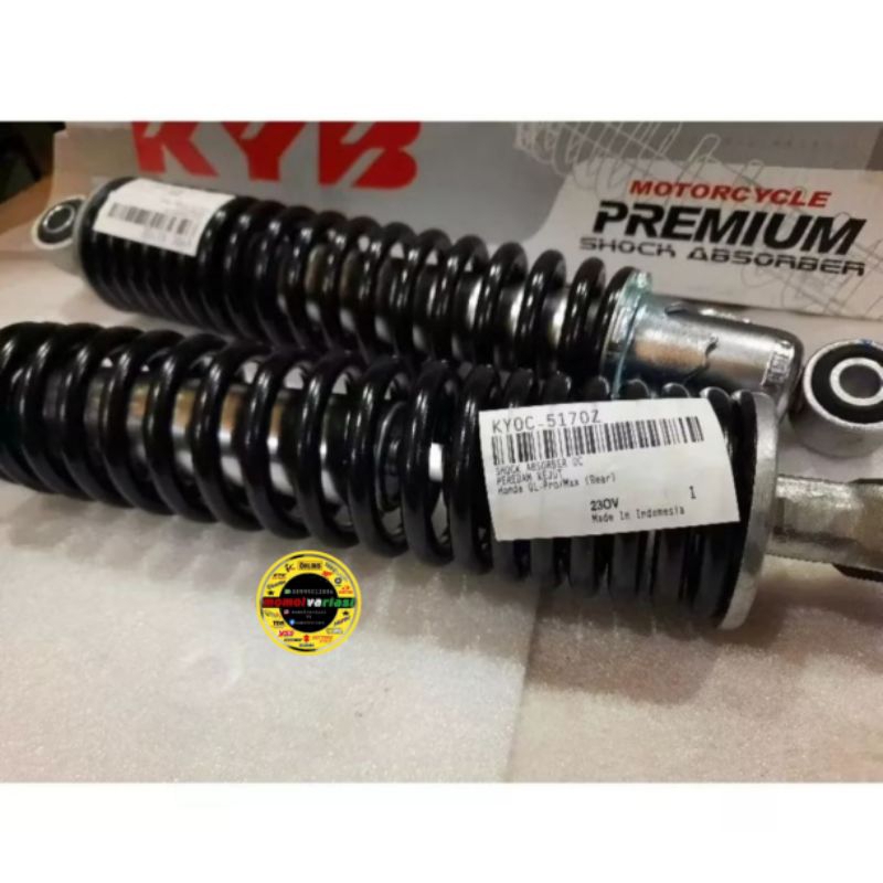shock belakang kyb gl pro/gl max/shockbreaker kayaba premium