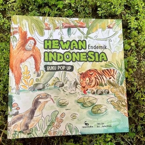 Buku Pop Up Book Hewan Endemik Indonesia Impian Studio Buku Timbul Anak POP UP Book Animal