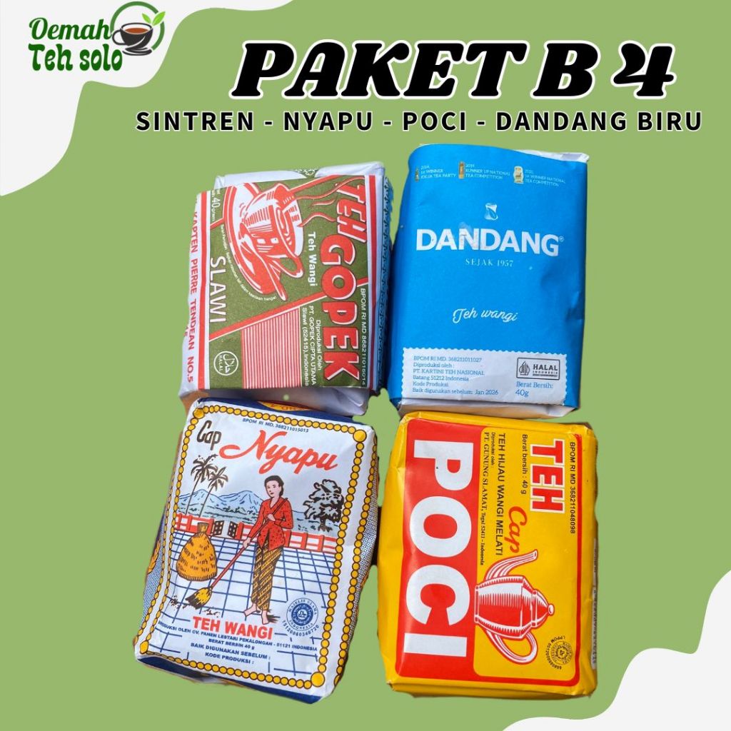 

TEH SOLO PAKET B4| TEH WEDANGAN SOLO| TEH ANGKRINGAN SOLO| BIBIT TEH SOLO