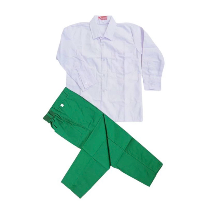 Seragam Sekolah Setelan Cewe Premium Pakaian Celana Sragam Perempuan Mts Laki Kelas 1-6 Smk Bju Cowo