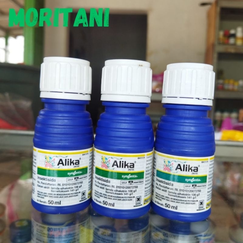 ALIKA 247 ZC 50 ml Bahan Aktif Lambda-sihalotrin + Tiametoksam Insektisida Kontak Lambung Sistemik
