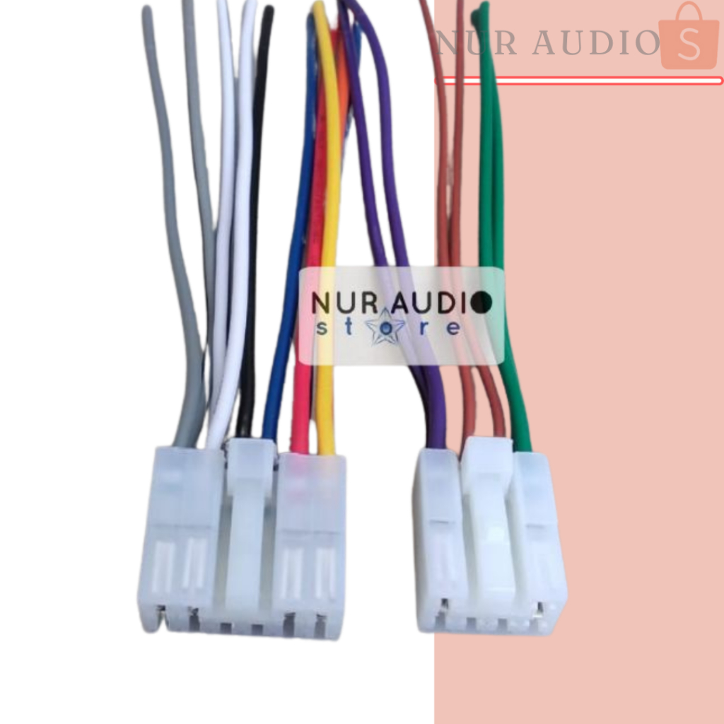 Soket head unit Toyota Daihatsu/Soket Plug and Play Head Unit Toyota DAIHATSU (MALE)