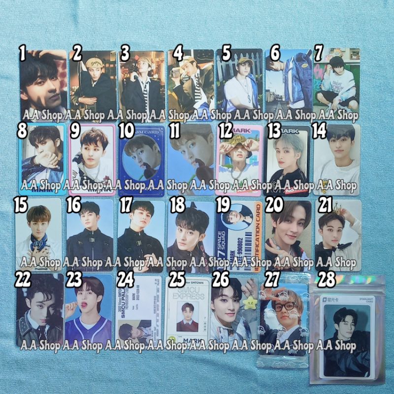Ready Photocard Official Mark Smart Album Trading Card ISTJ TC The Dream Show Konsep Starry Dream Ca