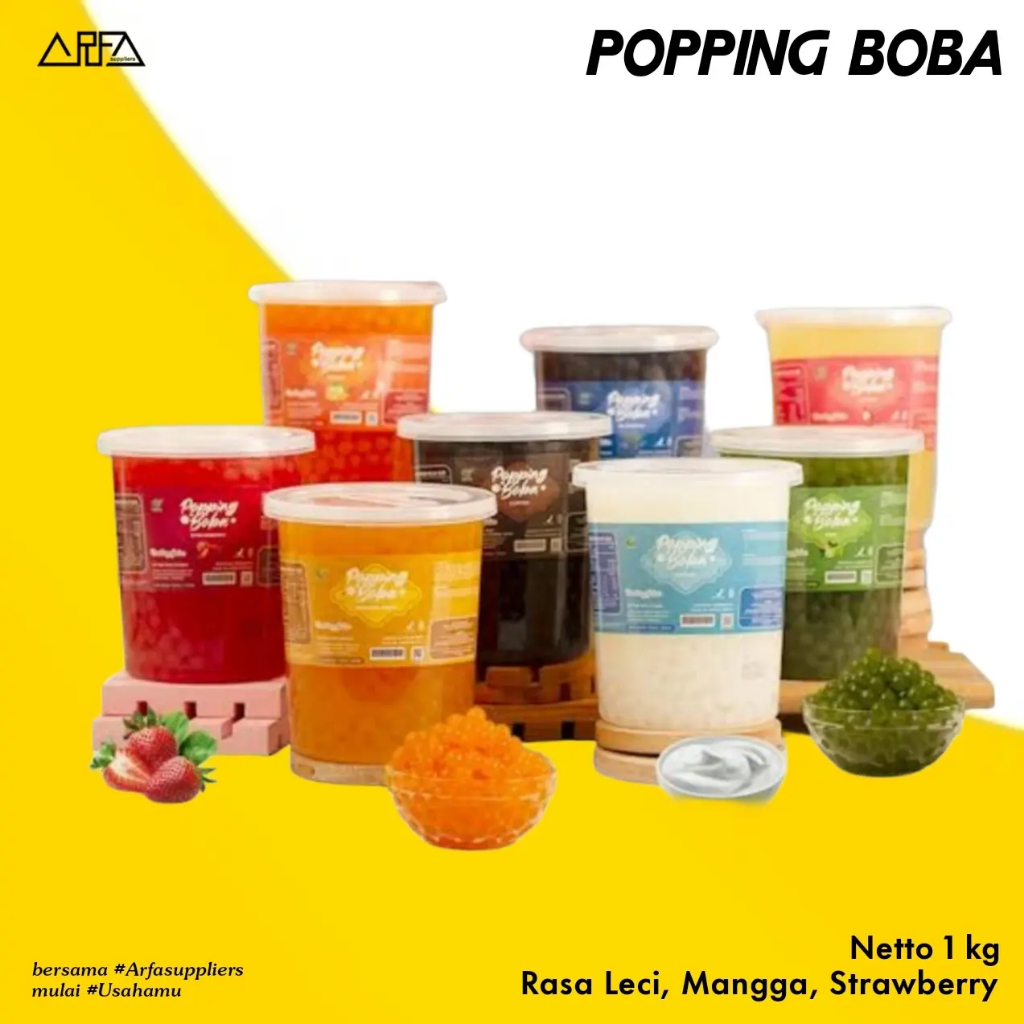 

MGI Popping Boba Strawberry / Manga / Leci 1 kg