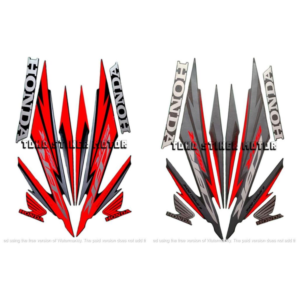 STIKER STRIPING & LIS LES POLET BODY MOTOR HONDA CBR 150R 2017 STANDAR 1SET