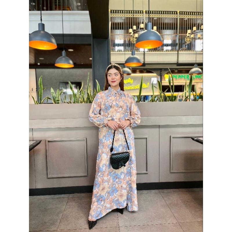 Gamis Wanita Kaluna Dress Busui Friendly Rayon Premium