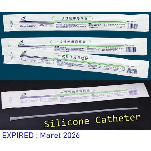 Selang Kateter Silikon / Kateter Dahak / Silicone Suction Catheter Tube / Sputum Catheter