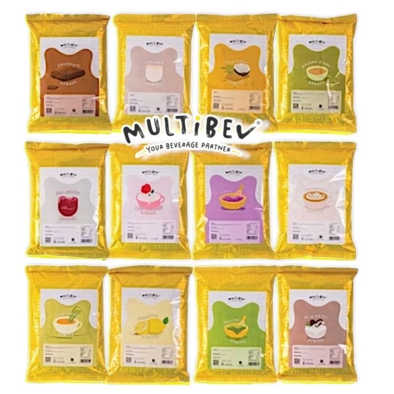 

Multibev | CREAMER POWDER - 1 KG | Krimer Minuman | LEMON GRASS | LEMON TEA