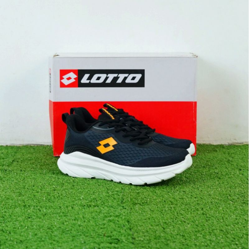 Sepatu Lari Lotto AFOXO Black Original