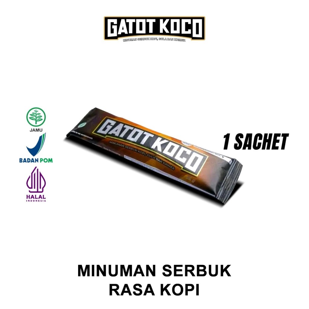 

dR HEN - Kopi Gatot Koco 1 SACHET dR. Hen Kopi Gatot Koco Suplemen Vitalitas Minuman Coffee Herbal Alami
