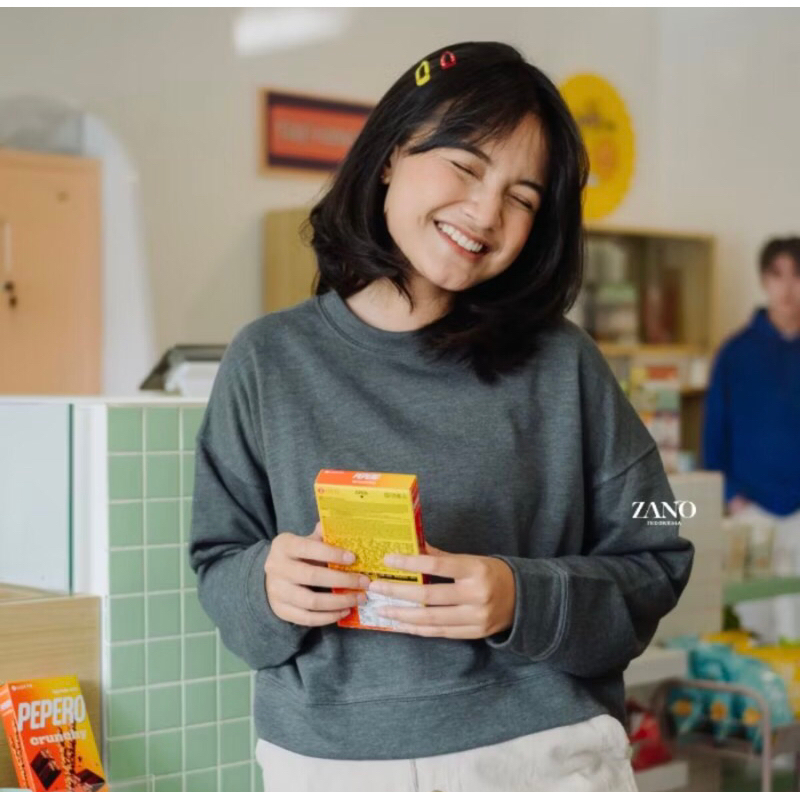 ZANO BASICS Sweater Crop Aurora