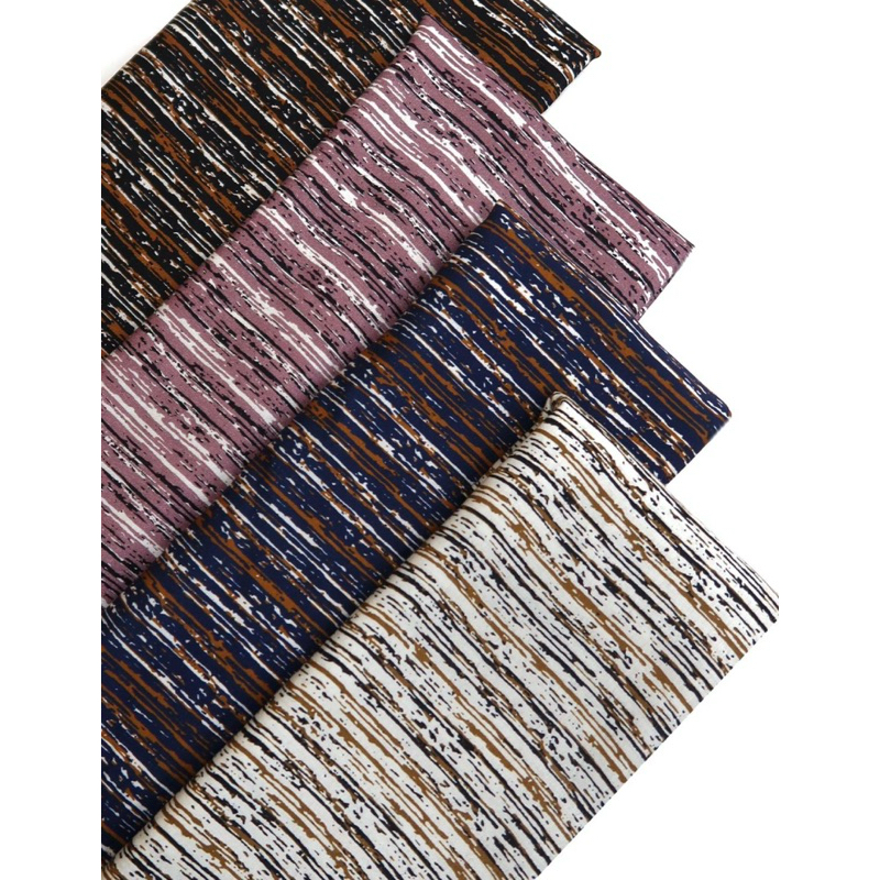 kain katun rayon viscose premium motif abstrak salur terbaru motif garis abstrak best seller