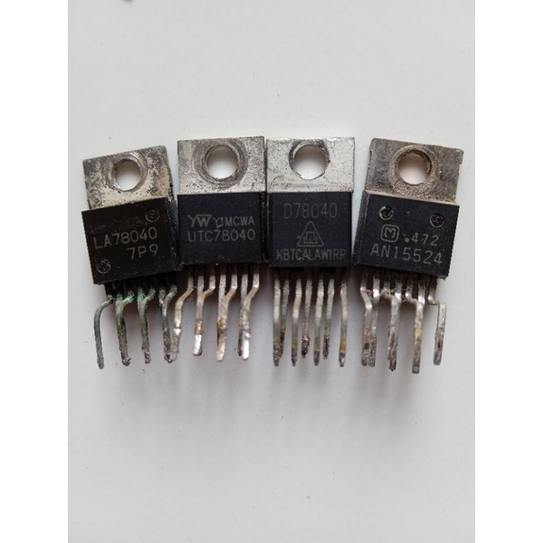 IC Vertikal Cabutan - UTC78040 LA78040 LA UTC 78040 Original To-220-7H