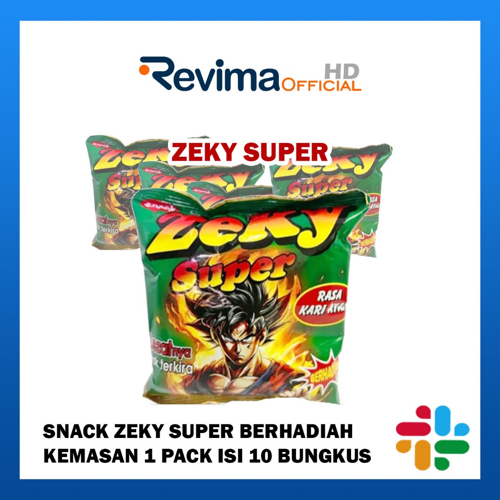 

Snack CikiZEKY SUPER BERHADIAH Kemasan 1 Pack isi 10 Bungkus