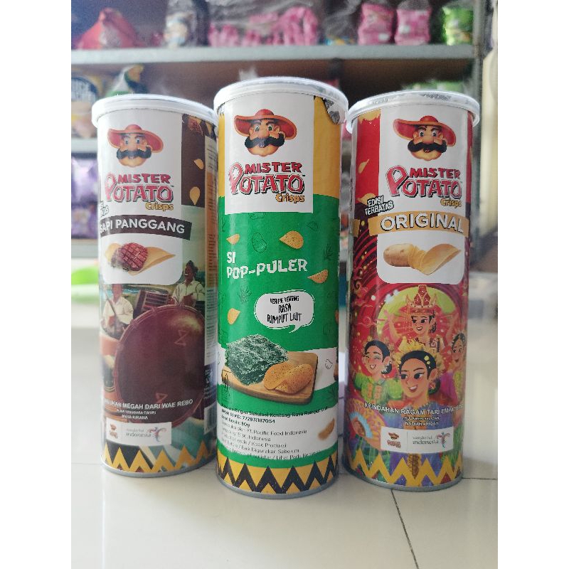 

MR POTATO All Varian 80gr mister potato keripik kentang murah promo