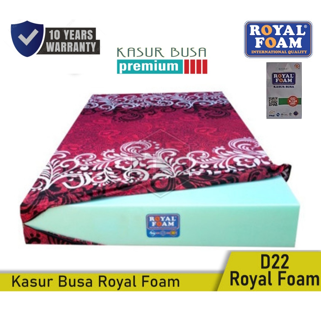Kasur Busa 20cm Royal Foam120x200cm GARANSI 10 TAHUN