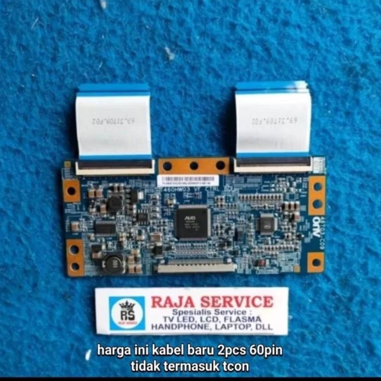 kabel baru tv samsung LA40C530 LA40C530F1R lvds flaxible dari tcon ke panel 60pin