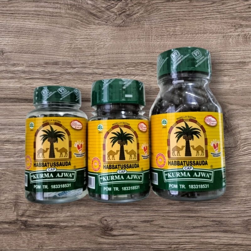 Habbatussauda Cap Kurma Ajwa / Habbatussauda Murni / Habbatussauda Asli / Jintan hitam