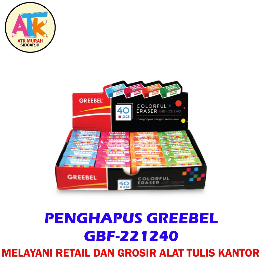 

PENGHAPUS KARET - GREEBEL GBF221240 WARNA K