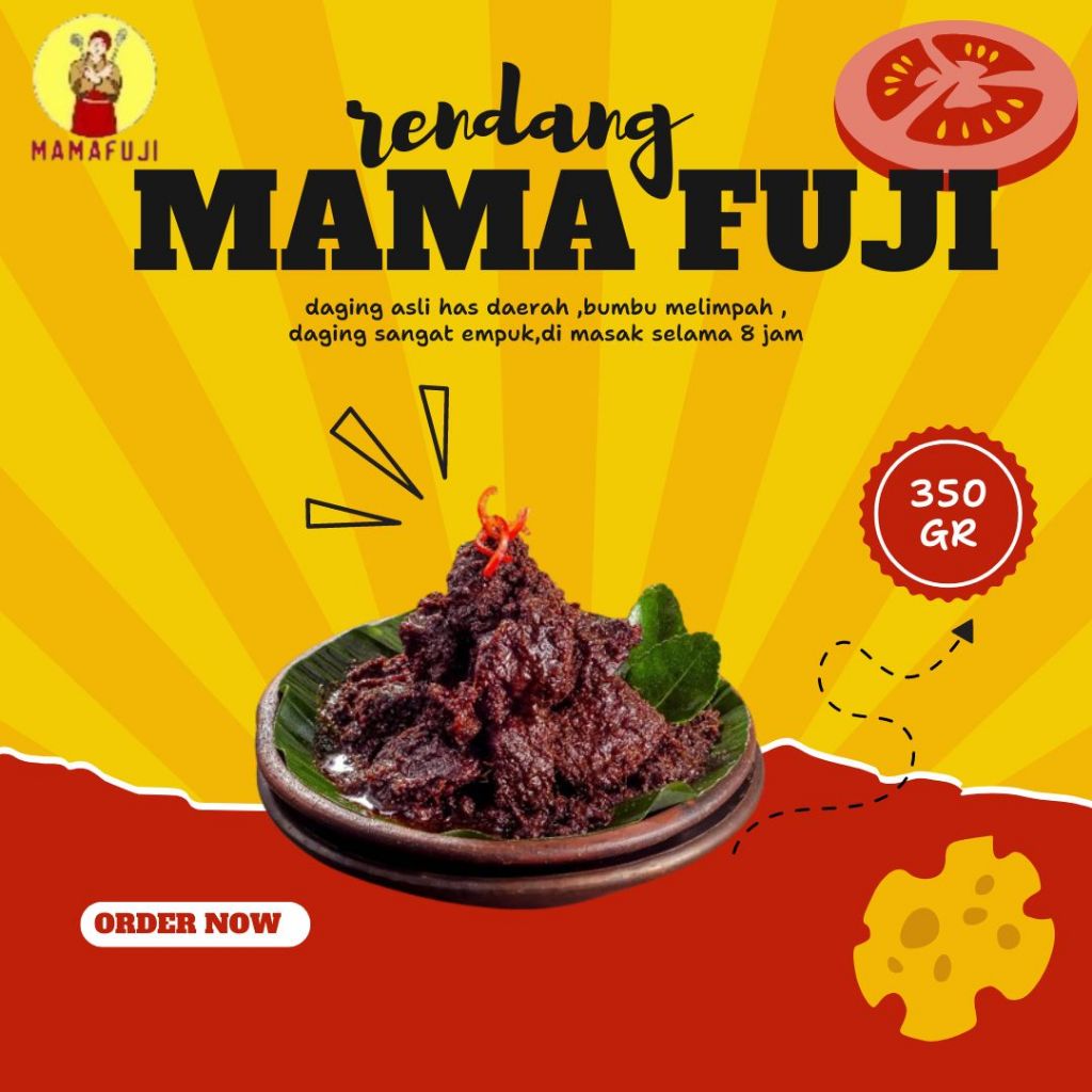 

RENDANG MAMA FUJI ASLI RENDANG DAGING 350 ( Ukuran Size) HALAL