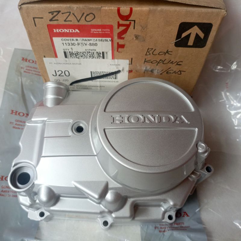 COVER R CRANKCASE BLOK KOPLING BAK KOPLING HONDA SUPRA X 100 GRAND PRIMA ORIGINAL