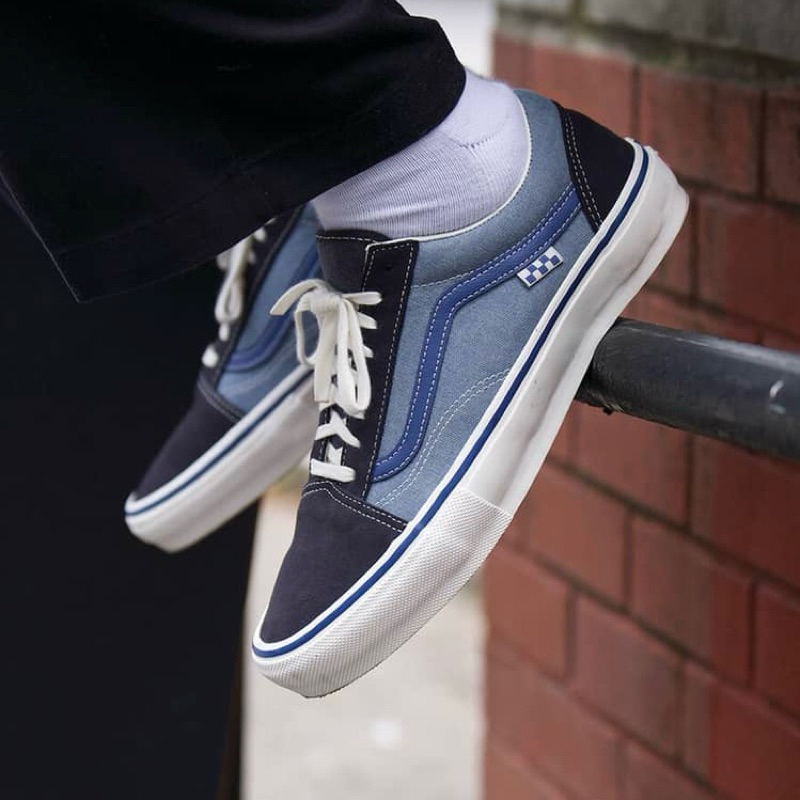 VANS OLDSKOOL SKATE x ELIJAH BERLE VINTAGE BLUE