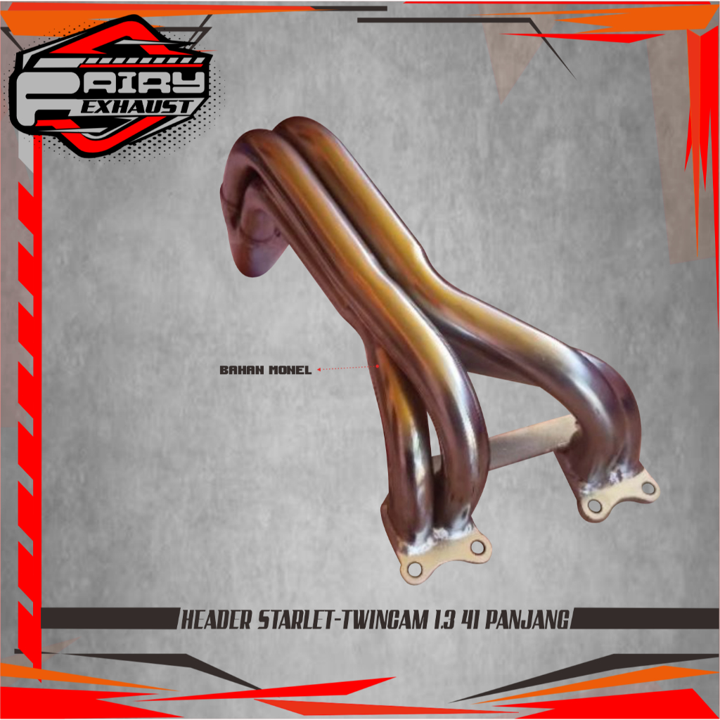 HEADER STARLET - TWINCAM 1.3 TIPE 4-1 PANJANG