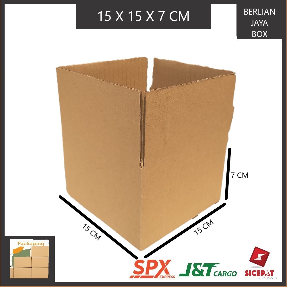 

KARDUS PACKING SINGGLE WALL UKURAN P15xL15xT7