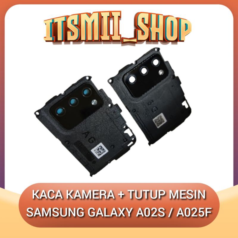 Lensa Camera | Kaca Kamera Belakang + Tutup Mesin Samsung Galaxy A02s A025F