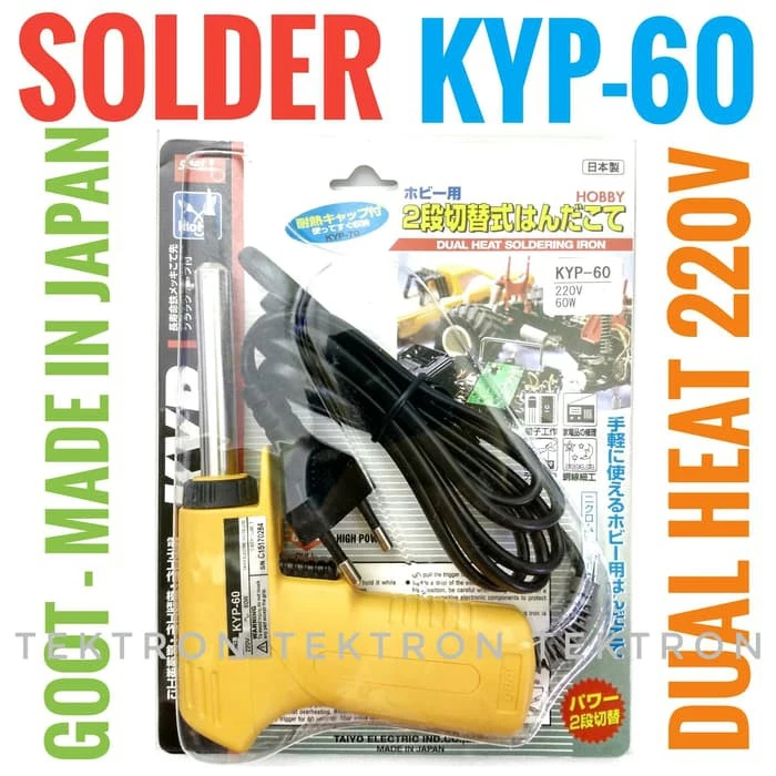 Solder Tembak GOOT KYP-60 30- 60w 60watt ORIGINAL JAPAN Soldering Iron