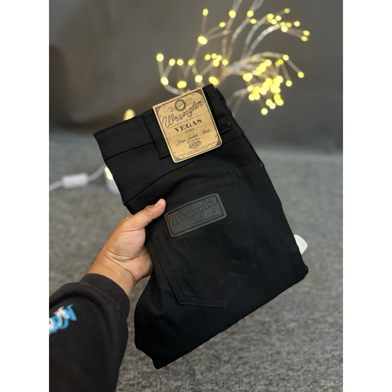 CELANA PANJANG JEANS WRANGLER VEGAS ORIGINAL CUTTING SKINNY PRIA