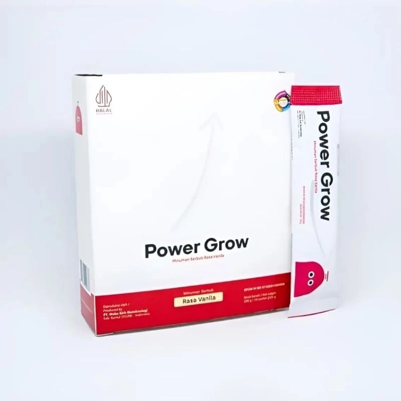 

SUSU POWER GROW RASA VANILLA DEWASA @10sachet | POWER GROWO SUSU PENINGGI BADAN | SUSU PENINGGI BADAN POWER GROW ANAK & DEWASA ORIGINAL 100% BPOM