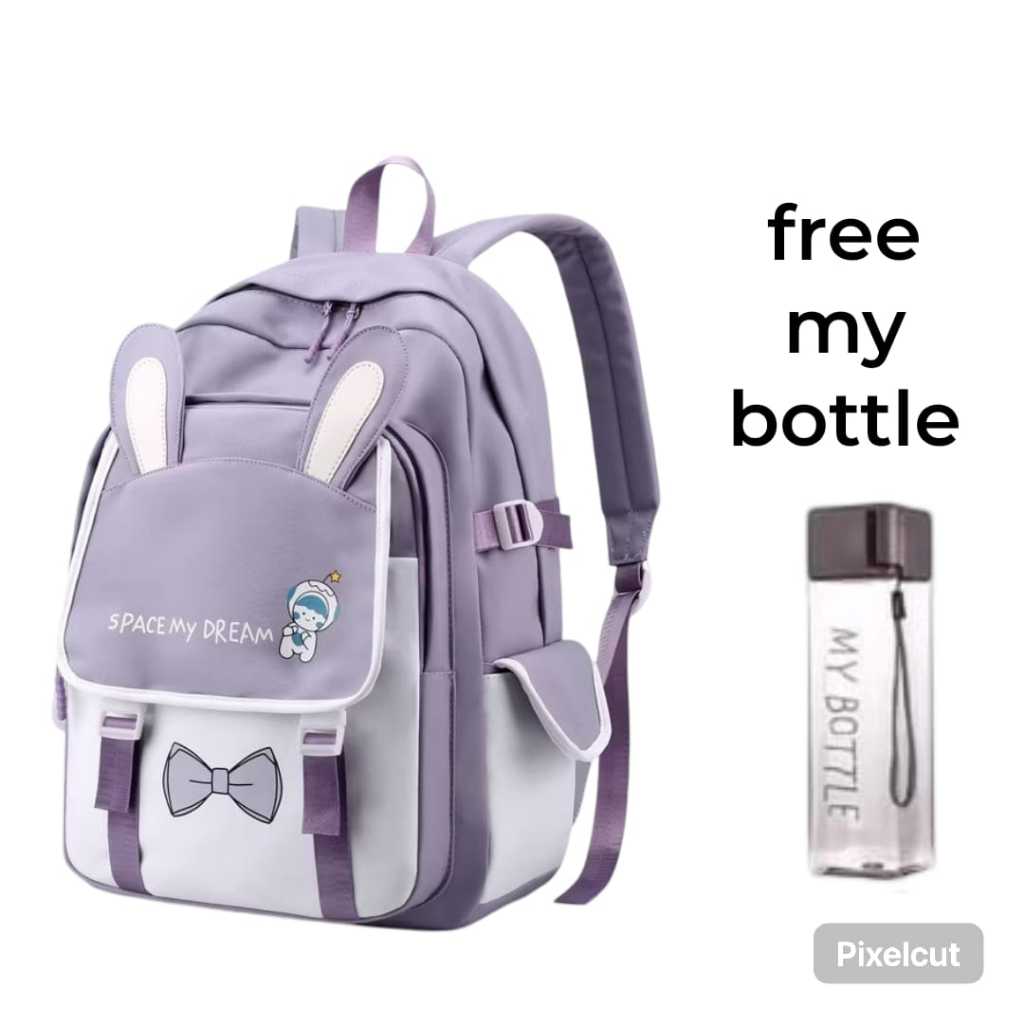 Tas sekolah anak perempuan SD SMP free boto/Tas ransel sekolah/Tas sekolah anak wanita lucu korea un