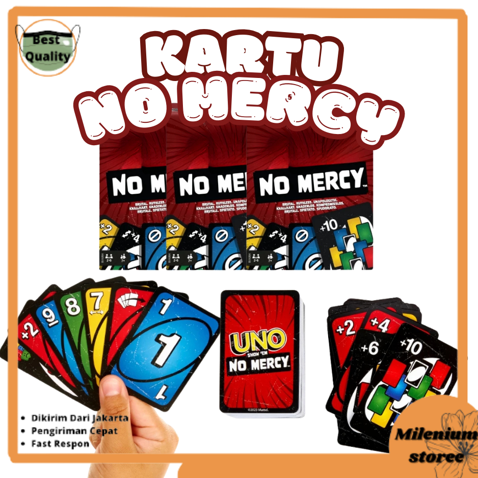 ML Kartu Show Em No Mercy Mainan Kartu Card Board Keluarga Toys