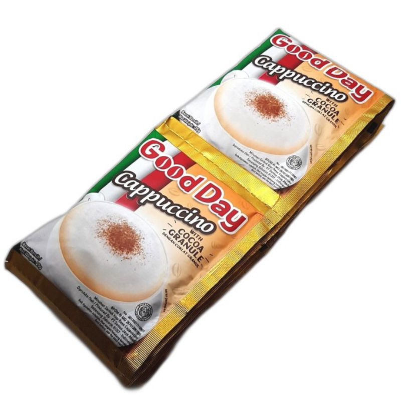 

GOOD DAY KOPI INSTANT CAPPUCINO W/COKLAT GRANUL 10×25GR