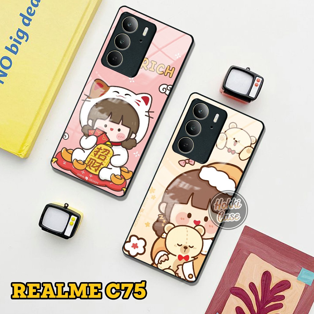 Case Realme C75 - Softcase Glass Realme C75 - Casing Realme C75 Terbaru - Silikon Realme C75 - Realm